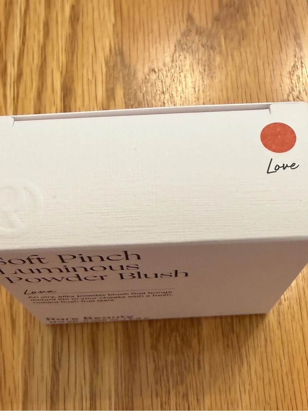 NWT Rare Beauty Soft Pinch Luminous Powder Blush Love 0.098 oz